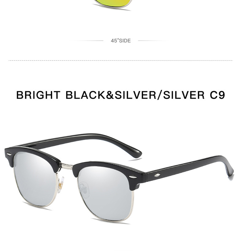 RBROVO Halbrandlose Retro-Sonnenbrille für Herren, 223 Markenbrille für Damen/Herren, klassische Brille für Herren, Lunette Soleil Femme_voghion.com