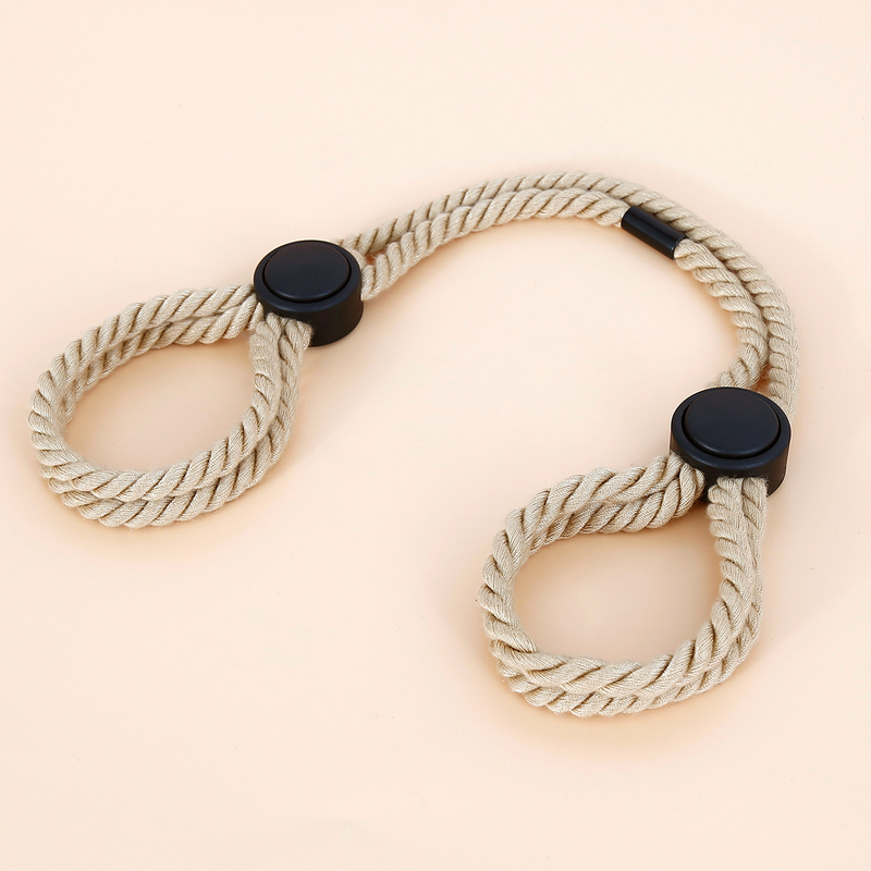 Bomullstauhåndjern Håndjern Ankelhåndjern Begrensninger Bondage Armbånd BDSM Fetisj Voksen Sexleketøy Brukes For Par Eksotisk_voghion.com