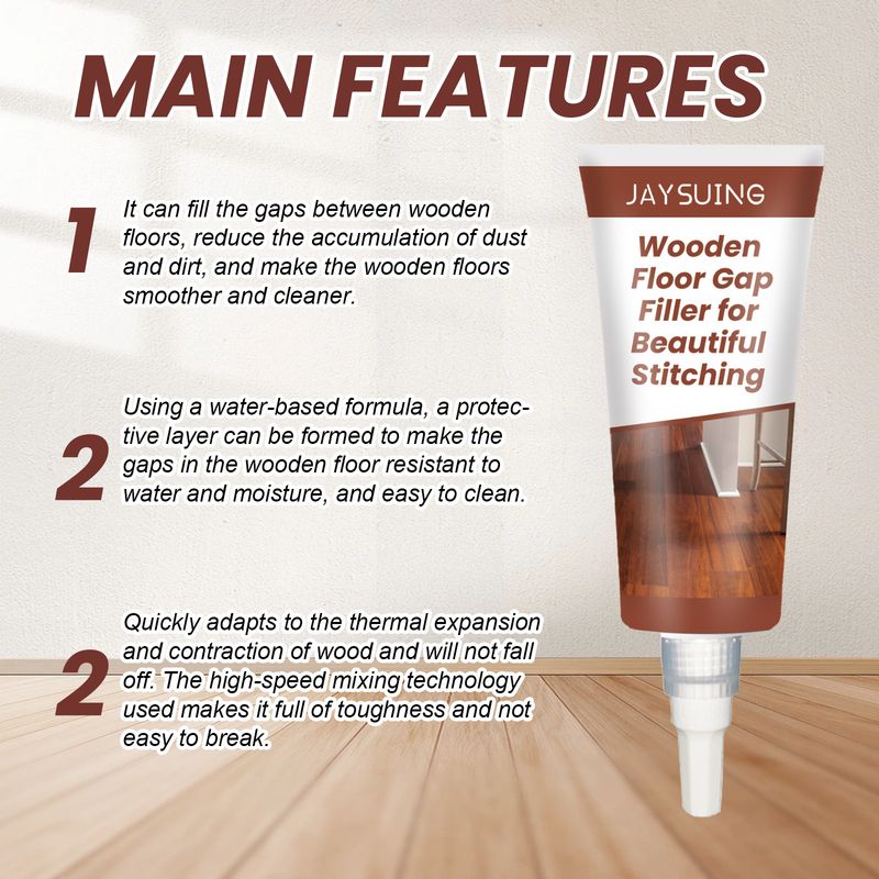 Wood Floor Caulking Agent, Solid Wood Furniture Floor Scratch Repair Waxing Filling Caulking Agent_voghion.com