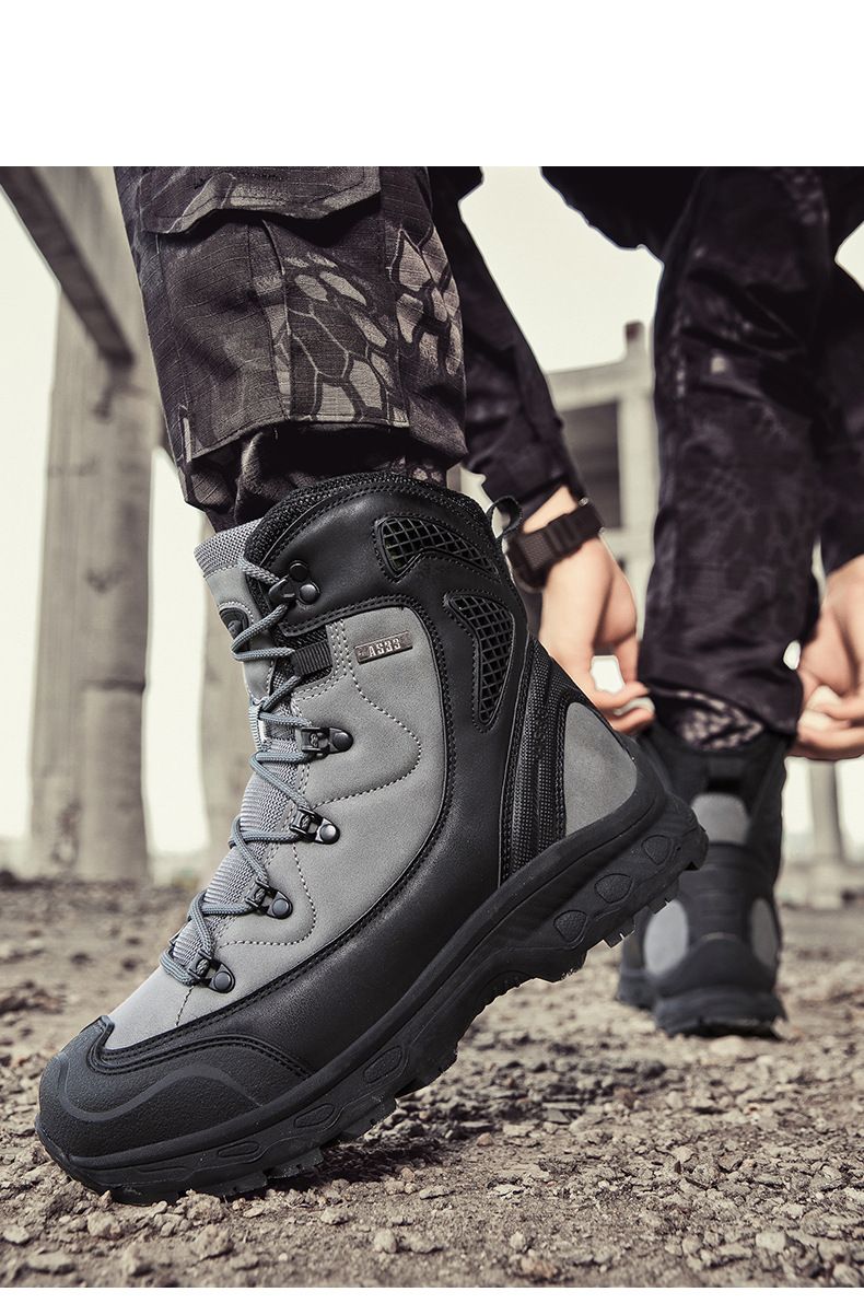 Taktische Delta Mid-Cut-Stiefel für Herren – strapazierfähige, wasserdichte Wander- und Kampfstiefel für Outdoor-Abenteuer (Größen 39–47, Stiefel in mehreren Farben)_voghion.com