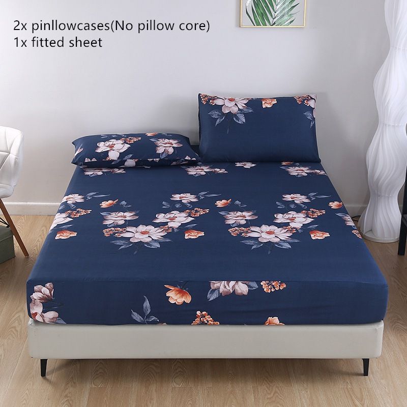 Coprimaterasso Simmons in Aloe Vera e Cotone Spazzolato, Set da tre pezzi stampato_voghion.com