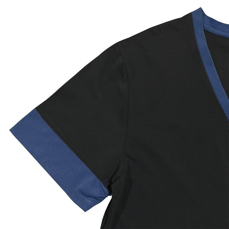 Instagram 2024 Saldi Estivi Maglietta Casual da Uomo a Maniche Corte con Scollo a V e Grandi Righe_voghion.com