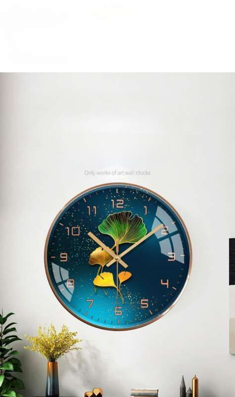 【 1503 Returning Customers 】 Silent Home Mounted Clock, Living Room, Nordic Light Luxury Bedroom, Artistic Creativity,_voghion.com