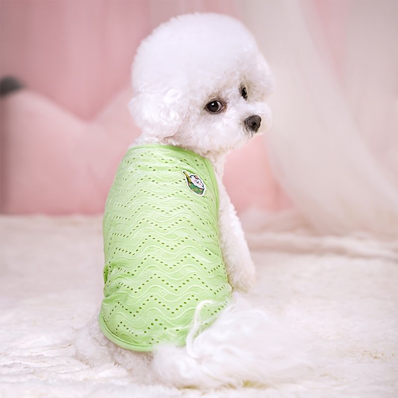 Dünne, süße Hundeweste für Hunde, atmungsaktive Chihuahua-Kleidung für Welpen, Katzenweste, Haustierbedarf von PawParty Store_voghion.com