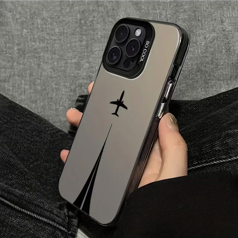 Simple Aircraft For 16/15/14 Pro Mobile Protective Phone Case 15promax13/12/11X Trend Advanced_voghion.com