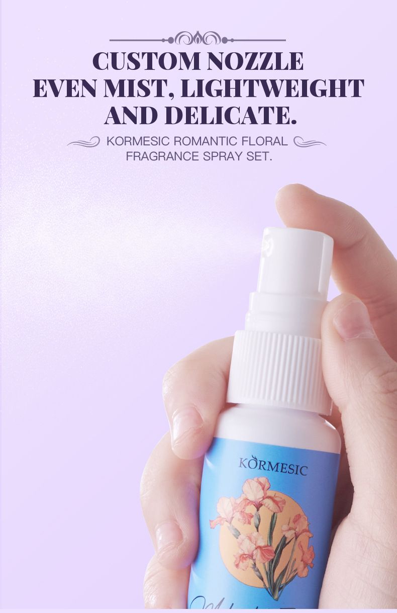 KORMESIC Romantic Floral Fragrance Spray Kit 35ml+35ml+35ml+35ml+35ml_voghion.com