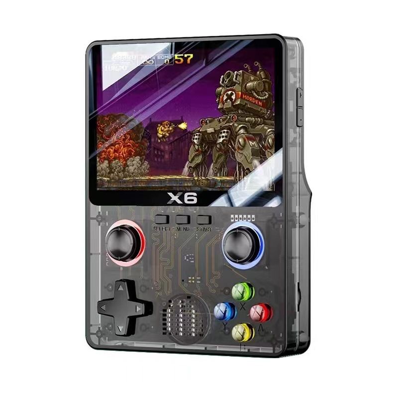 New X6 Handheld Dual Joystick PSP Large Screen Game Console GBA Arcade Emulator Thousands Of HD Games_voghion.com