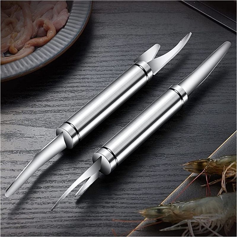 Knives Maw Shrimp Shrimp 1 Household 5 Line Scale In 2pcs Knife For K Multifunctional Line Tool Fish Fish Planer Seafood Knife;_voghion.com
