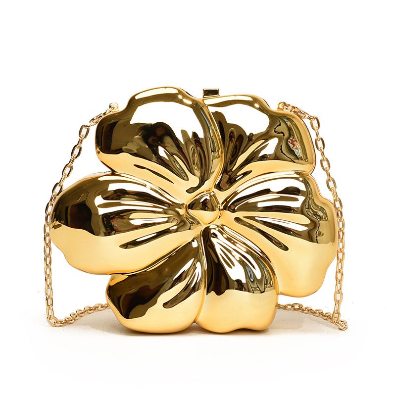 Borsa a tracolla con catena e rossetto, design di nicchia unico, mini fiore per donna, stile dolce e fresco_voghion.com