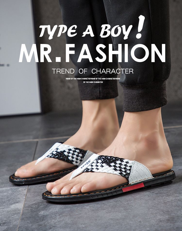 Infradito da esterno versatili tendenza estiva onalizzate scarpe alla moda da uomo, nuovi sandali da indossare all'aperto, alla moda_voghion.com