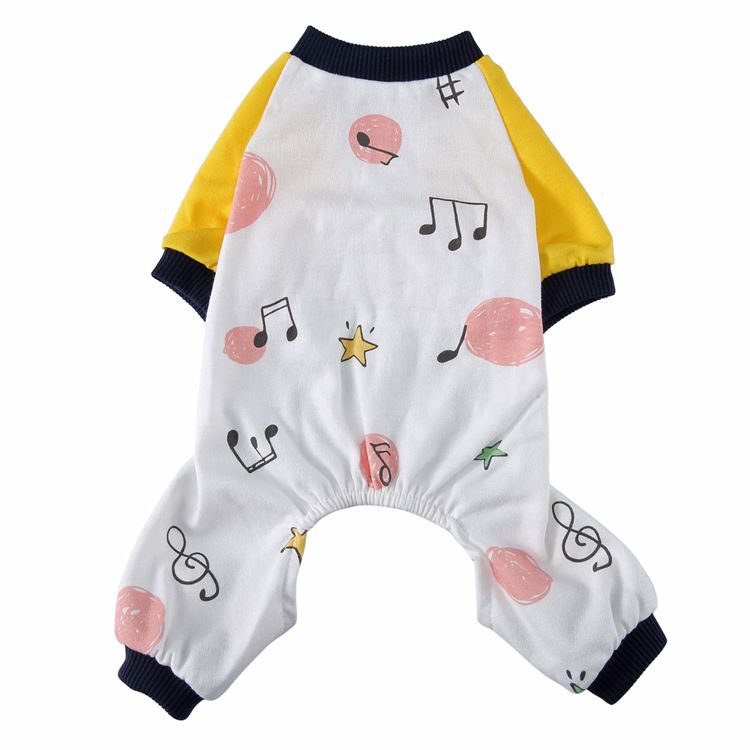 Neues vierbeiniges Haustier aus reiner Baumwolle für Hunde und Katzen, warmer, verdickter Pyjama für den Herbst und Winter, Hundekleidung_voghion.com