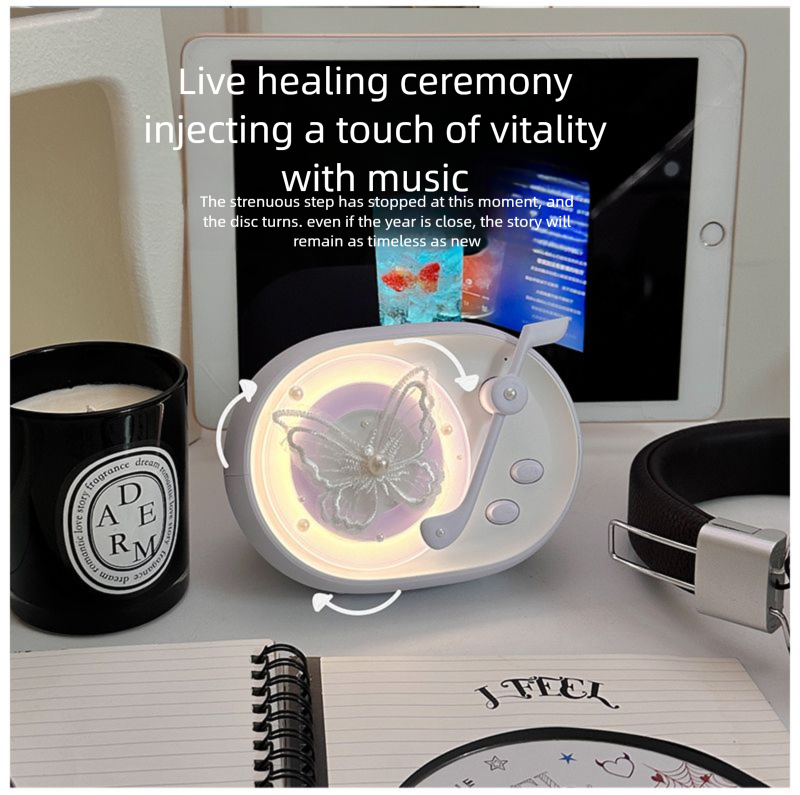 Głośnik Bluetooth Shouxing Flowing Niche o wysokiej wartości, atmosfera, lampka nocna, prezent urodzinowy dla dziewcząt, festiwal Qixi_voghion.com
