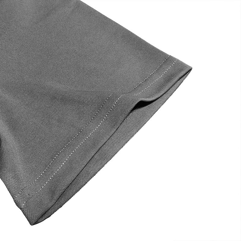 Herrenbekleidung Freizeithemd Mode Revers Farblich passendes All Match T-Shirt_voghion.com