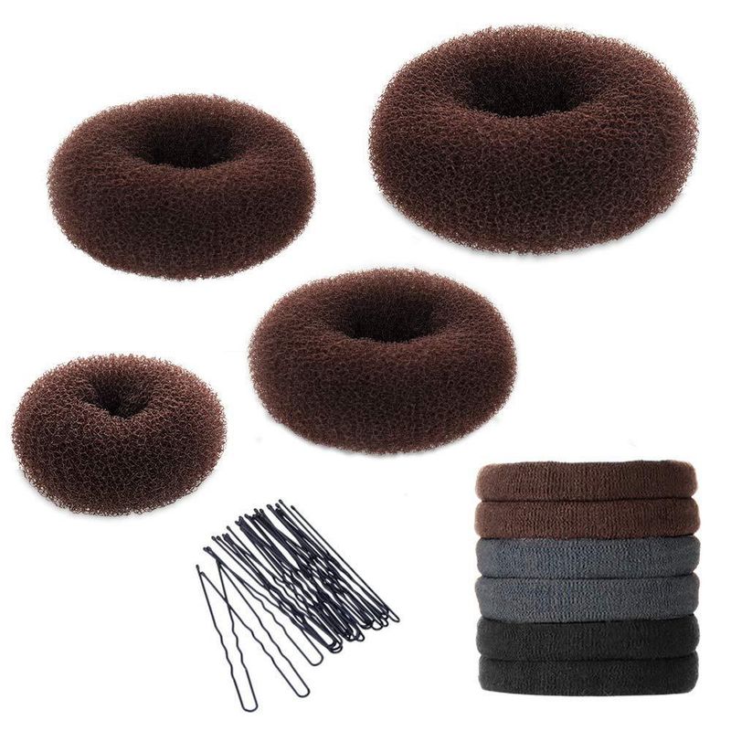 Bigodino per capelli, set multi-pezzo per arricciare i capelli, forcina per tirare i capelli, set con testa a sfera, strumenti per lo styling con testa a bocciolo di fiore, prodotti per capelli_voghion.com
