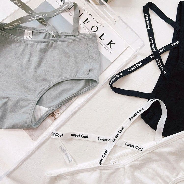 2025d Short taille haute en pur coton pour femme, taille croisée, fin et respirant, style triangle_voghion.com