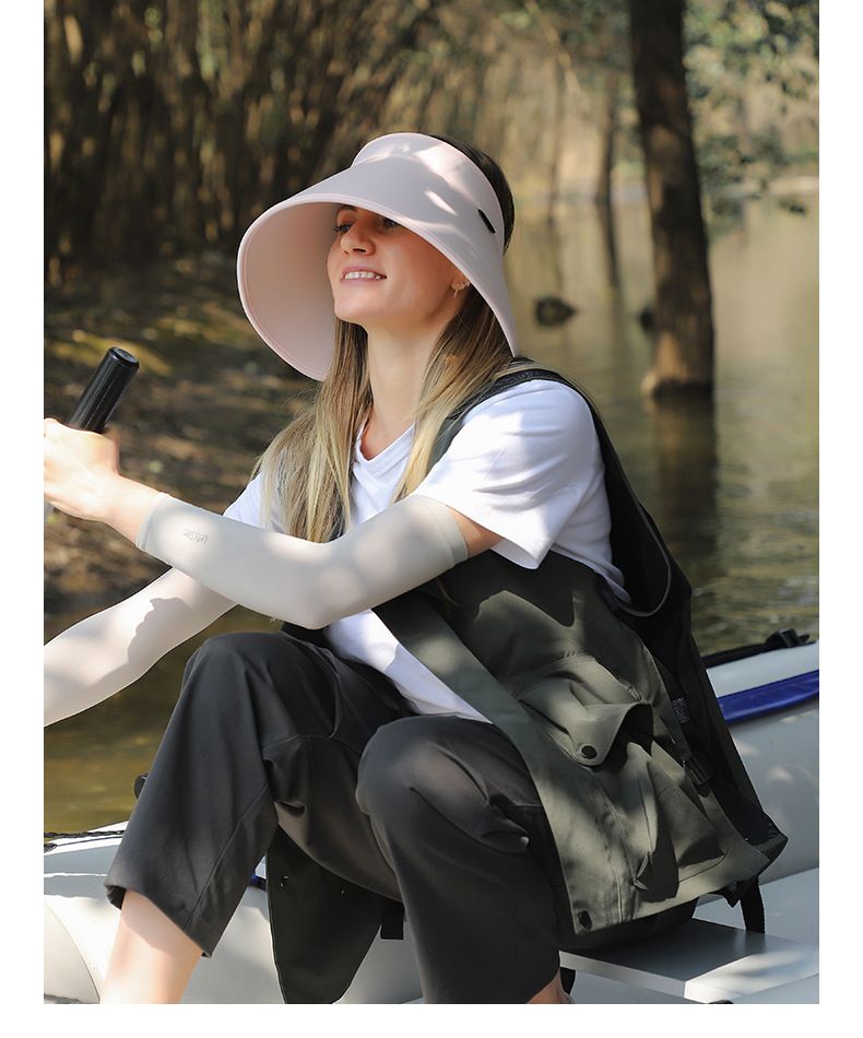 Women's Wide Brim Sun Hat With Cooling Fabric - Foldable & UPF50+ For Outdoor & Travel_voghion.com