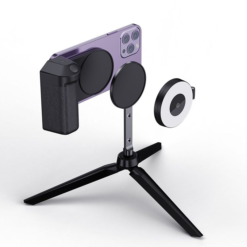 Mini Led Dräi-Gear Upassbar Magnéitescht Fülllicht Gëeegent fir Iphone 12/13/14/15 Serie Handyen_voghion.com