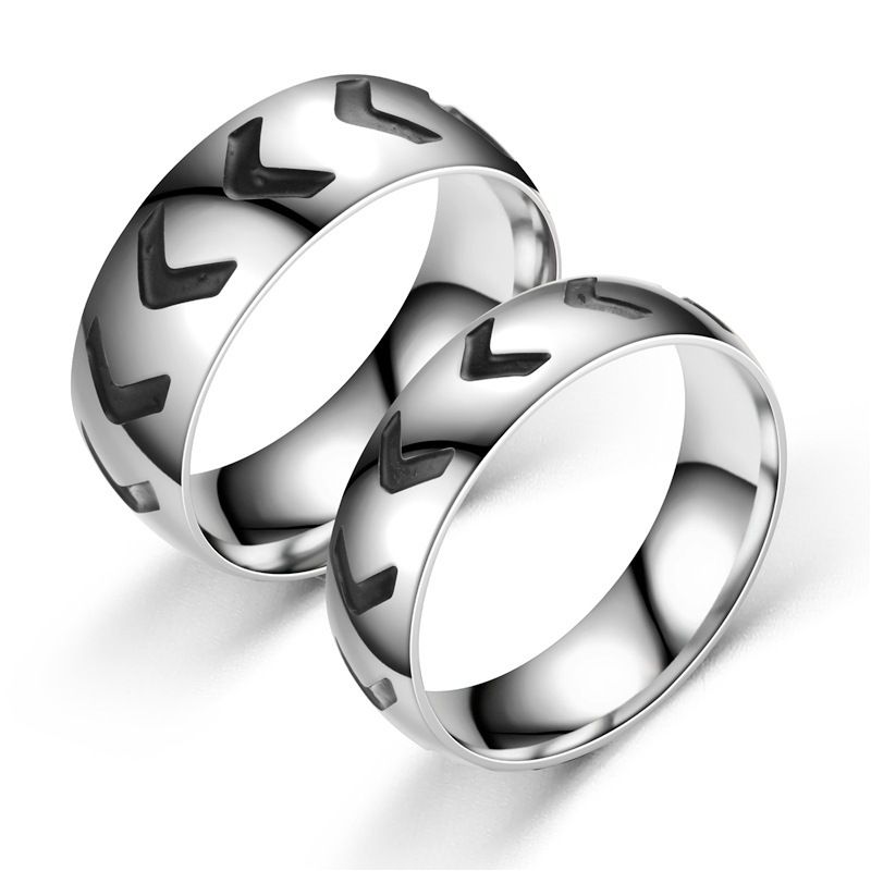 Heißer Verkauf Minimalist Paar Trendy Männer Und Frauen Einzelne Ringe, Edelstahl Ring Zubehör_voghion.com