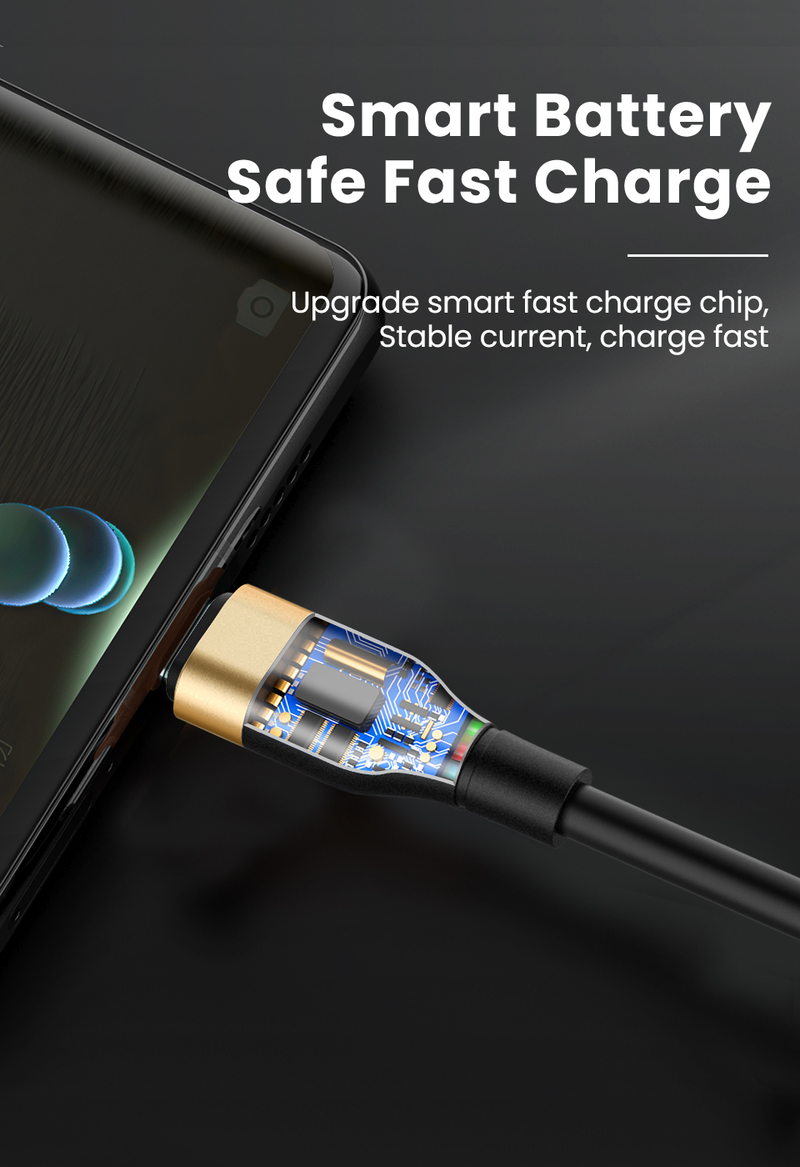 5A 3in2 1,8M legering fjäderkabel lämplig för iPhone USB Type C till 8-stift TypeC mini datakabel snabbladdning ca_voghion.com