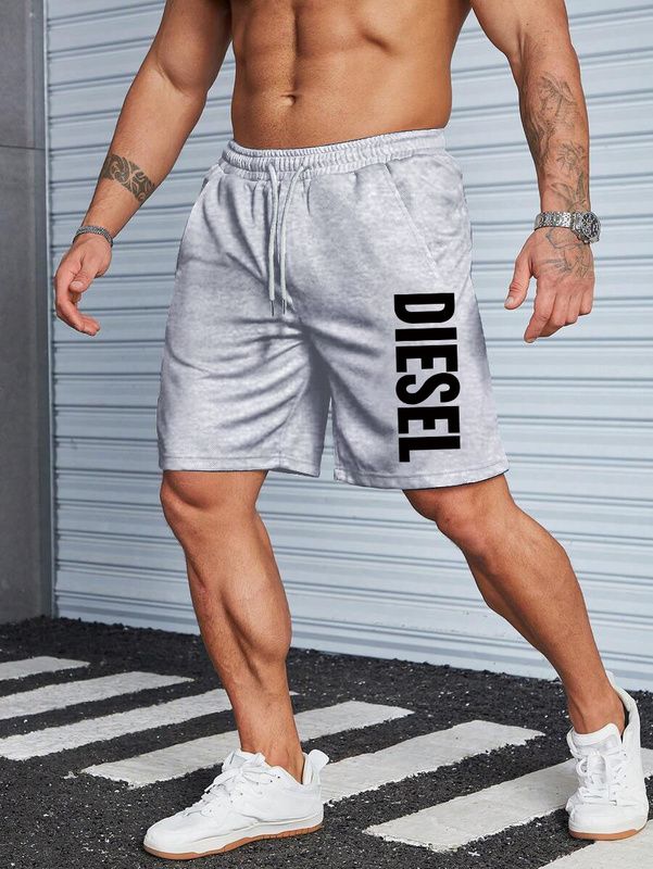 Pantalon court de sport d'été pour hommes, short ample, grande taille, grande taille, gros gars, pantalon court décontracté et fin, vêtements de travail, pantalon moyen_voghion.com