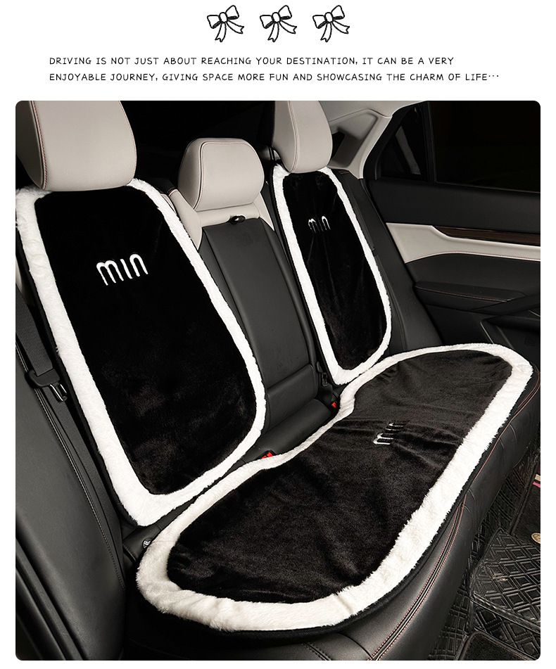 Car seat cushion winter thickened anti-freeze car seat cover simple car interior seat cushion_voghion.com