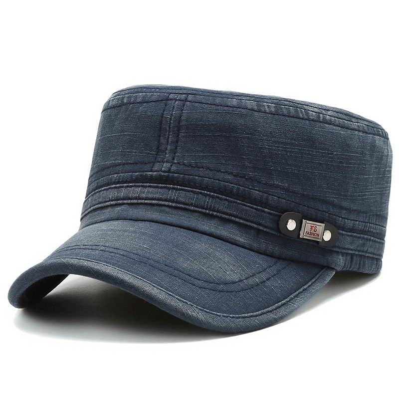 Parasole da uomo per esterno piatto militare primaverile e autunnale Protezione solare Versione coreana Anatra da baseball casual versatile_voghion.com