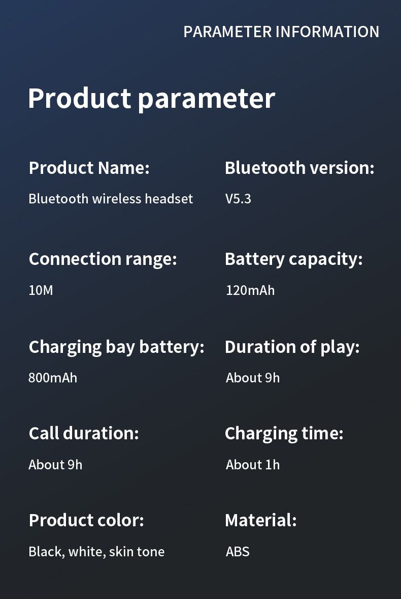Nová otevřená Bluetooth headsetová sluchátka, skutečně bezdrátová, s háčkem na uši, ultra dlouhá výdrž baterie, kostní vedení, sportovní sluchátka bez uší_voghion.com