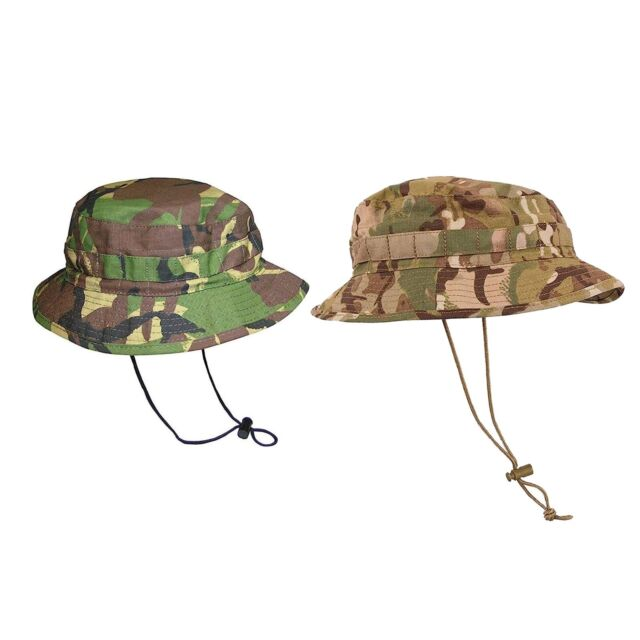 Army Bush Hat Hiking Hunting Fishing Camping Boonie Cap British DPM Multi Camo_voghion.com