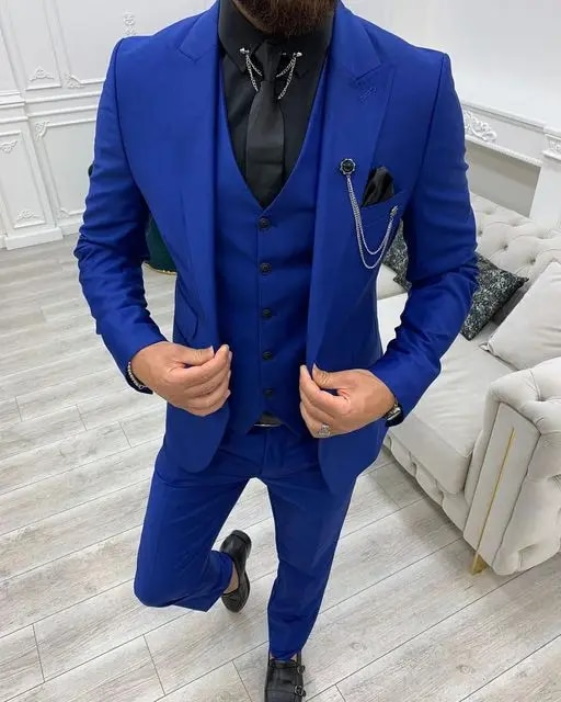 2024 Green Peak Rever Slim Fit muška odijela Trodijelni smokingi Terno Masculino Kompleti sakoa Mladoženja Vjenčani kostim za maturalnu Homme_voghion.com