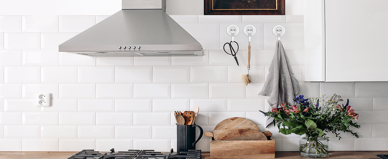 2-Pack Shower Hooks - Heavy Duty Suction Cups | Detachable & Reusable | Transparent_voghion.com