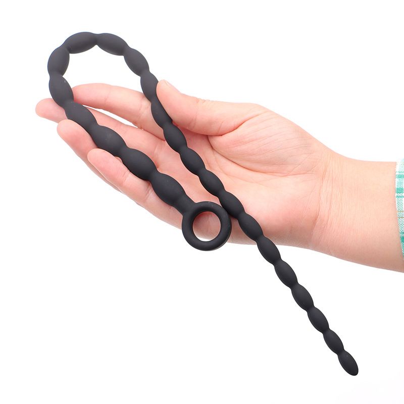 LuvBox Varilla Extendida Bolas Uretrales de Silicona para Hombres Juguetes Sexuales para Adultos Extractor de Semen Ojo de Caballo Productos Eróticos SM_voghion.com