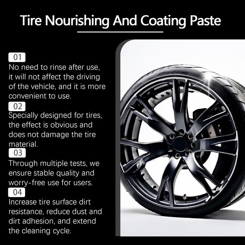 Rayhong Automobile Tire Retreading Paste, Automobile Tire Easy To Clean And Refurbish Anti-Pollution Protection And Maintenance Paste_voghion.com