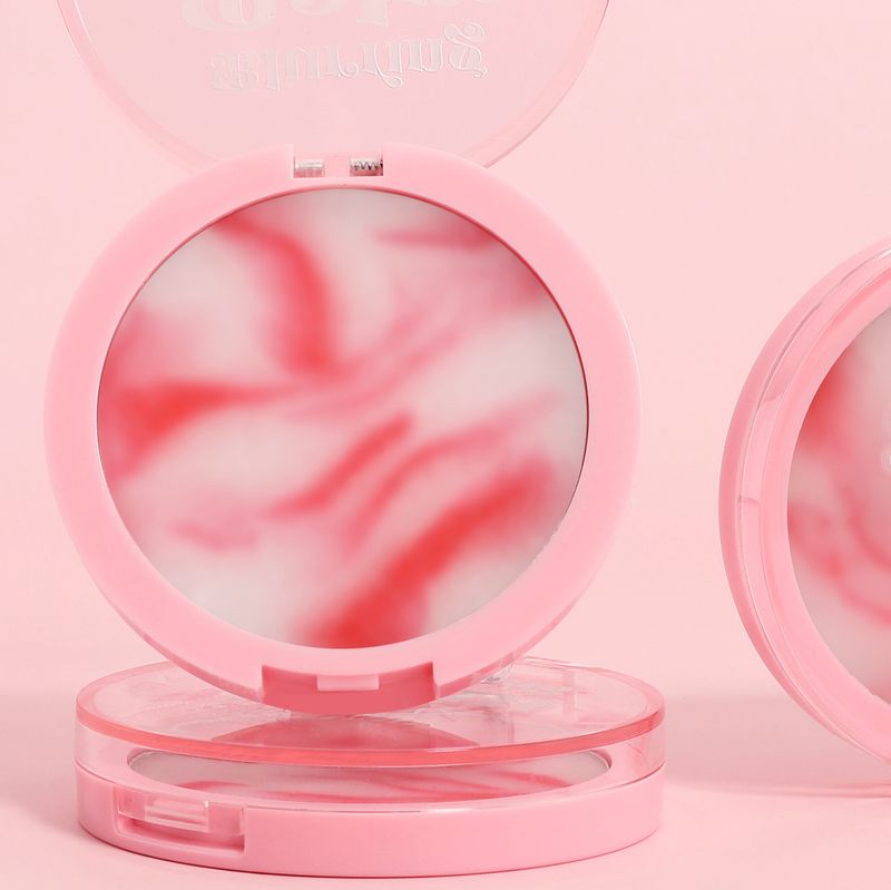 Fixiercreme mit Puderquaste Wasserfestes Öl Control Puder Creme zum Verbergen der Poren nicht entfernendes Make-up Puderfreier Puder_voghion.com