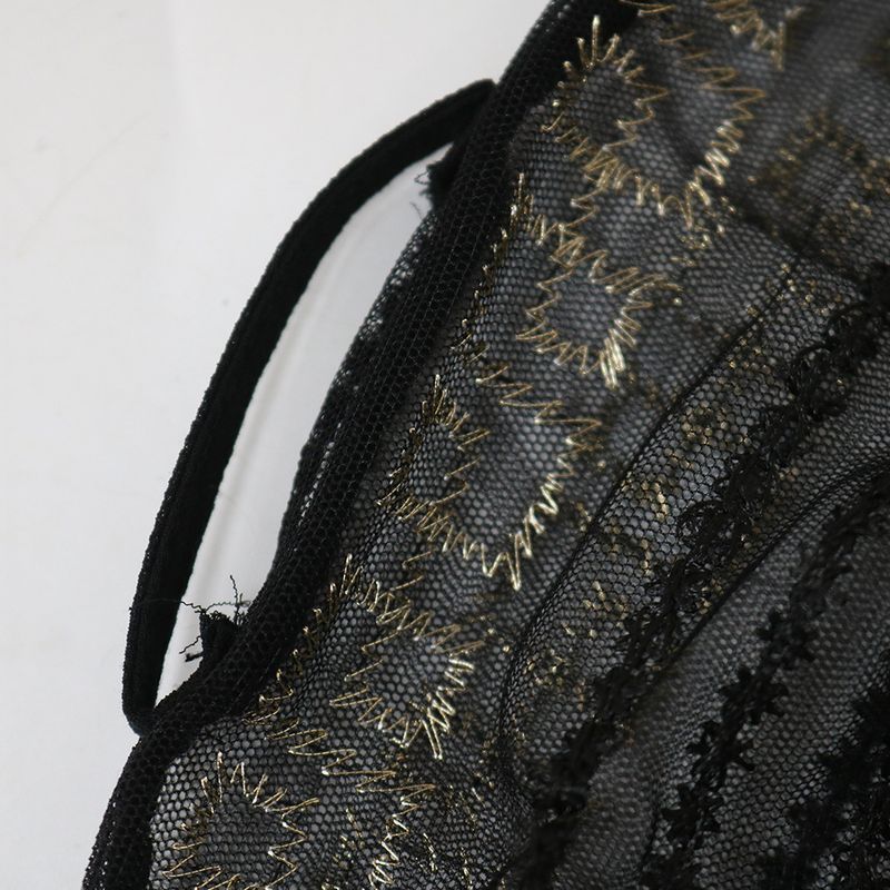 New Muslim Embroidered Mesh Jacket With Chiffon Vest Skirt Suit Kaftan Dress_voghion.com