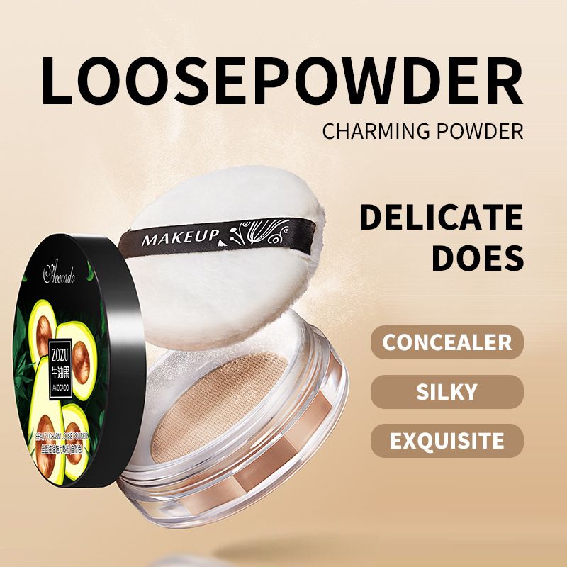Make-up Avocado Lose 8,5g Erfrischende Öl Kontrolle Concealer Einstellung Gesicht Pulver Hautpflege_voghion.com