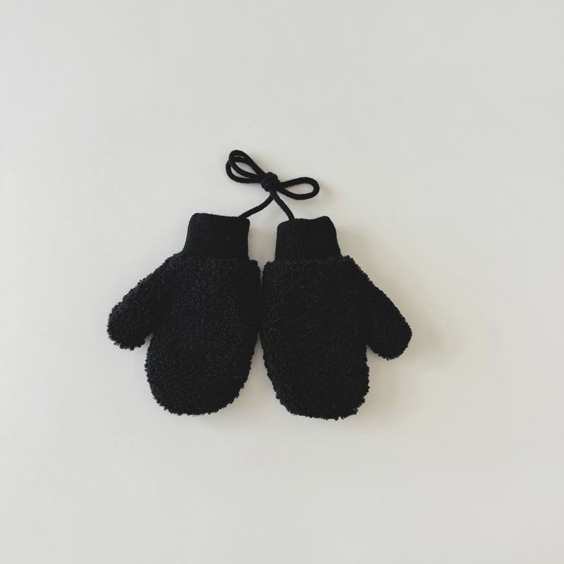 Guanti per bambini Guanti invernali caldi interbloccati per bambini Guanti per bambini con collo a V_voghion.com