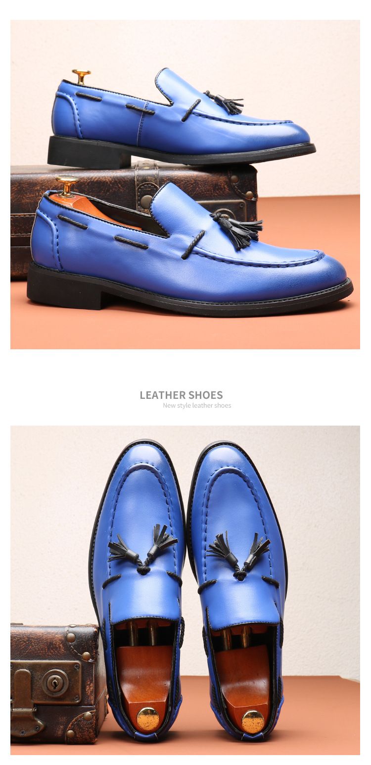 Herrenmode Quaste Weiche Mokassins Herren Echtleder Casual Loafers Outdoor Driving Flats Schuhe_voghion.com