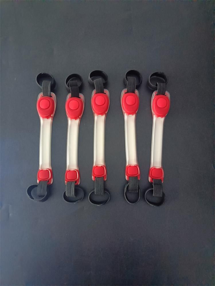 New Fashion Outdoor Night Running LED Warning Light Pet Leash Luminous Silicone Binding Belt_voghion.com