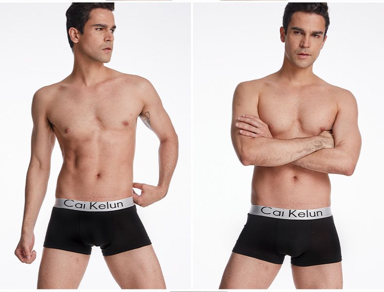 Boxer da uomo traspiranti - Intimo in morbido misto cotone con comoda cintura per l'uso quotidiano (diversi colori e taglie)_voghion.com