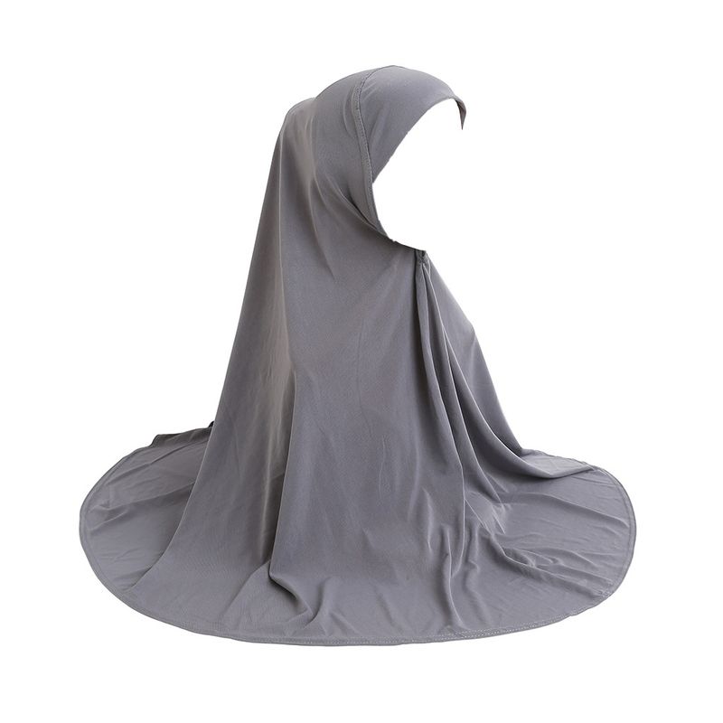 Semplice grande sciarpa di garza tinta unita piatto leggero cappuccio malese cappello arabo H023_voghion.com