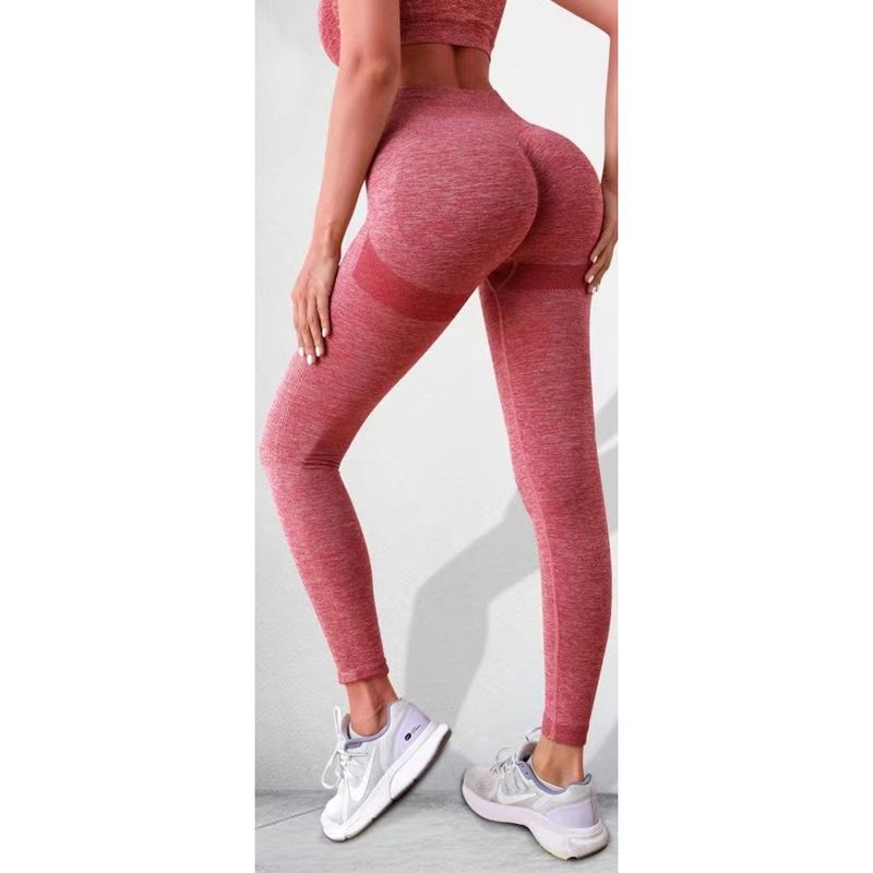 Cross-Border Sports Peach Butt Tank Top Bra Long Pants Two-Piece Set High Waist Elastic Breathable Butt-Lifting Fitness_voghion.com