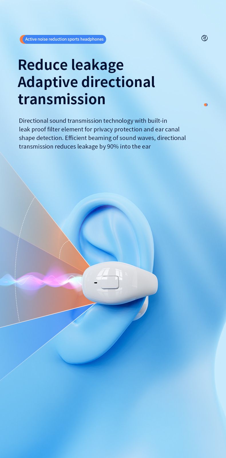 Écouteurs à pince Bluetooth NK100P Casque mono-oreillette non intra-auriculaire pour le sport et les affaires_voghion.com