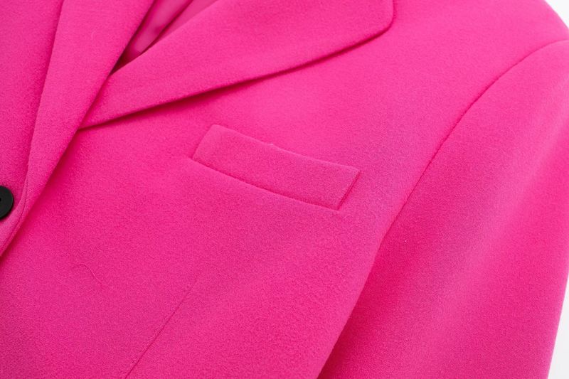 Women's clothing 2024 spring new slim fit fabric suit jacket_voghion.com
