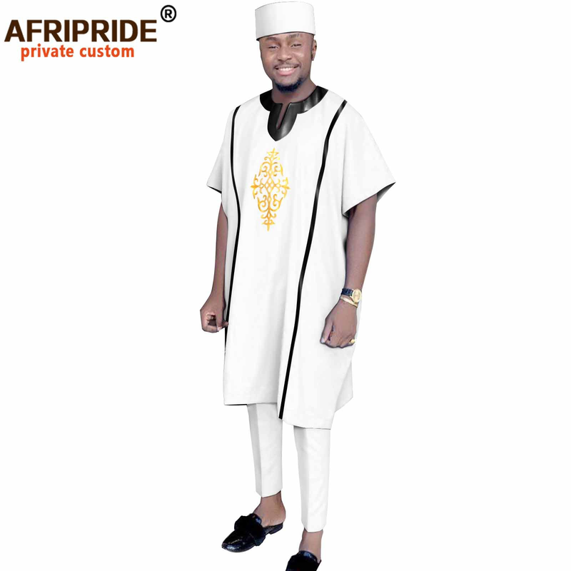 Men's clothing 3 piece top + pants + hat_voghion.com