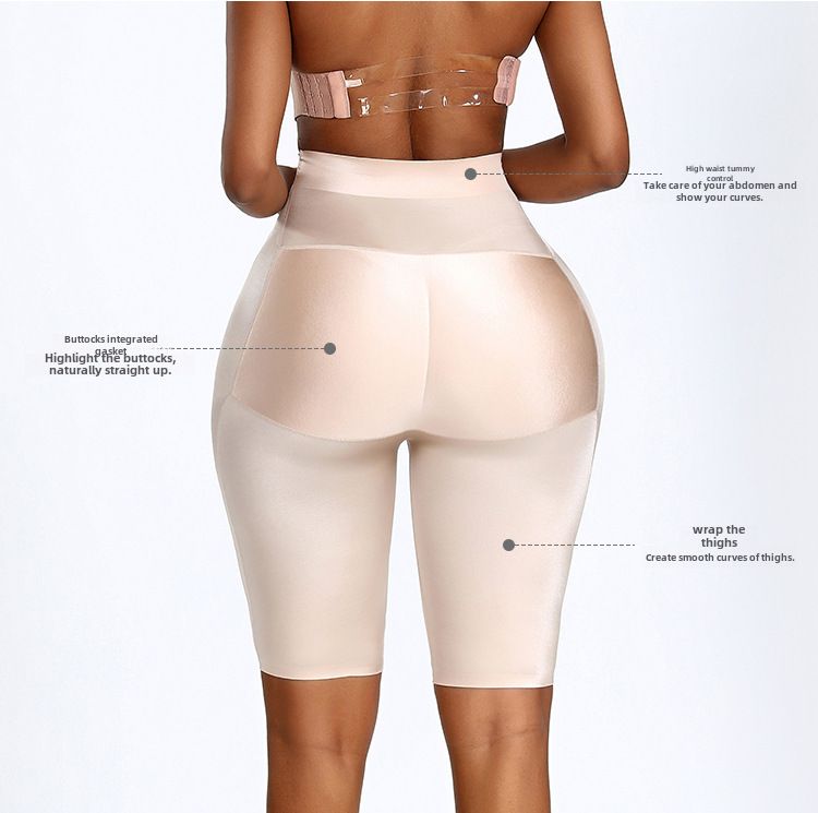 Cross-border Large Size Seamless High Waist Belly-lifting Shaping Pants Ass Full Ass and Beautiful Ass Shaping Pants_voghion.com