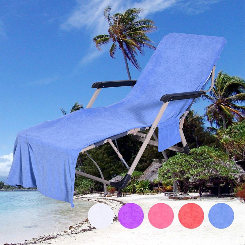 Telo coprisedia da spiaggia in microfibra, telo per sedia a sdraio, telo da spiaggia a doppio strato_voghion.com
