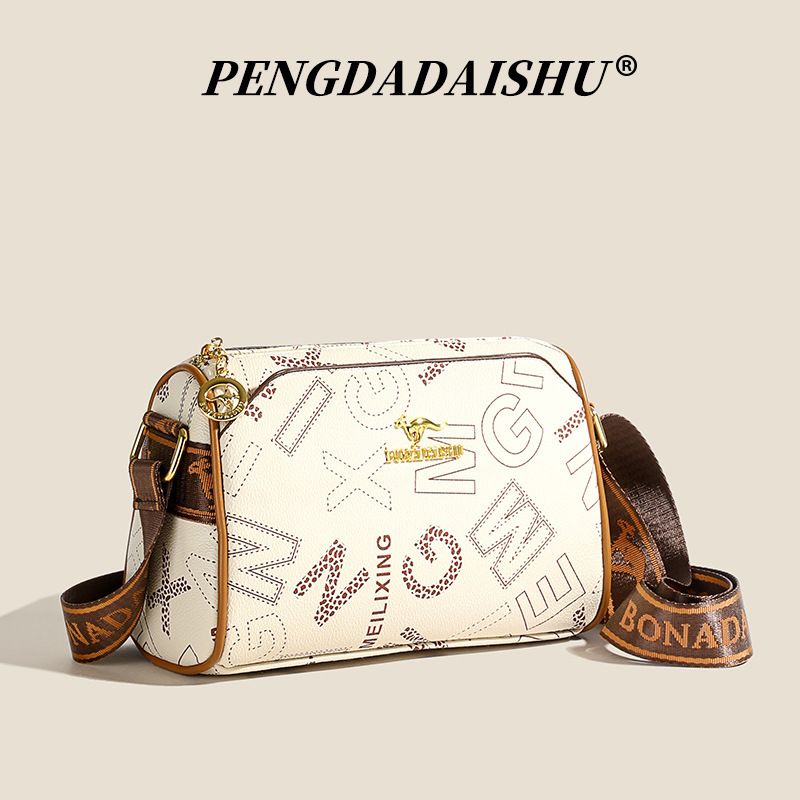 Kangaroo Small für Damen 2024 Neuer Trend High-End-Nischen-Umhängetasche aus weichem Leder mit Einzelschulter_voghion.com