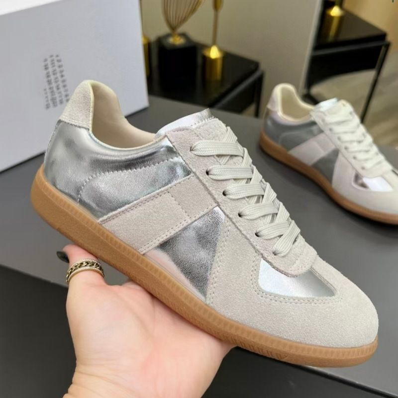 High Version Internet Celebrity Classic Paar Casual Board Schnürschuhe Sport weiße Schuhe M6 echtes Leder_voghion.com