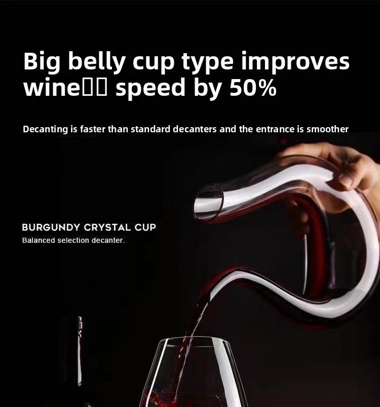 Tie Burgundy High-End Wine High-Value Fairy Home Red Stem Black Base Crystal Glass Goblet_voghion.com