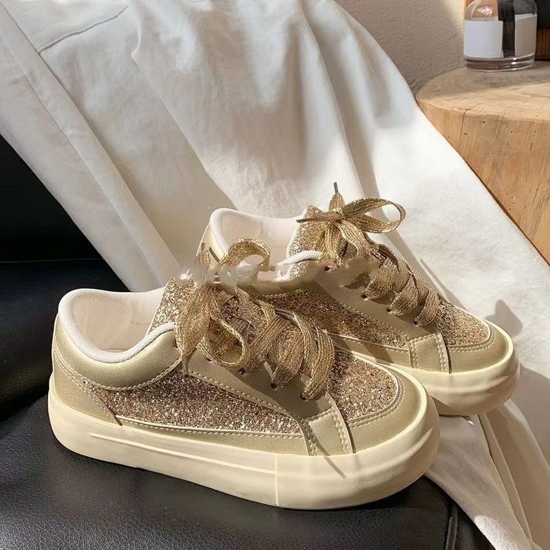 Scarpe casual da donna con suola spessa, versatili e alla moda, con design di nicchia di alta qualità, modello Lu Si 2025, stesso stile._voghion.com